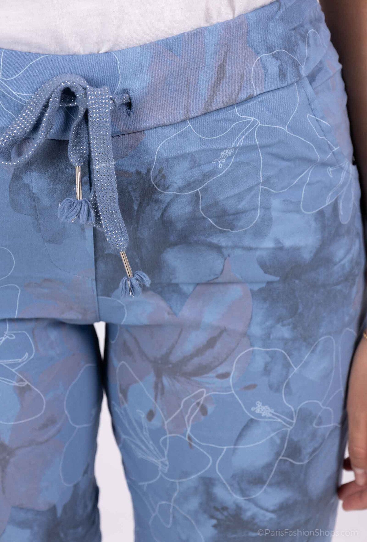 Teija kukkakuosiset housut (useita värjeä)