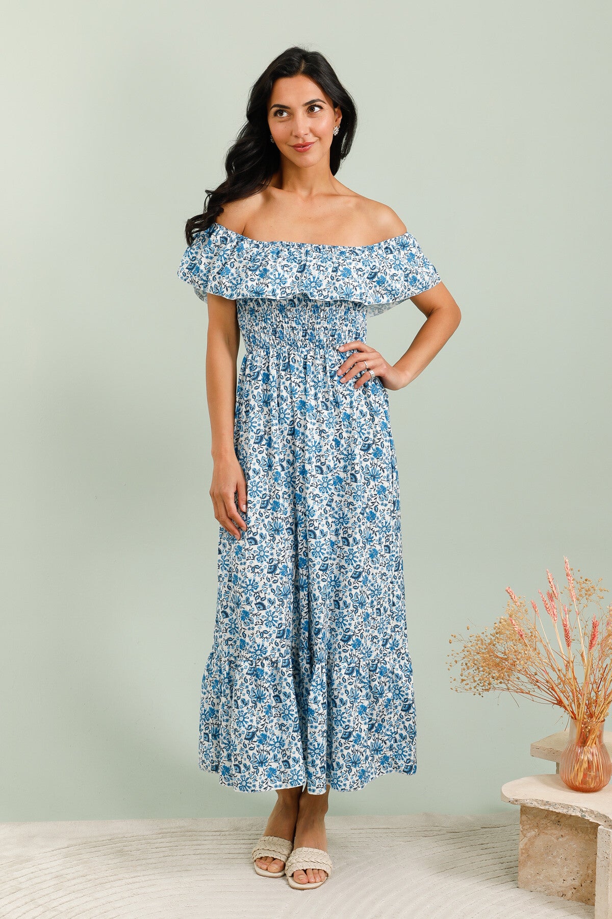Maxi Floral mekko