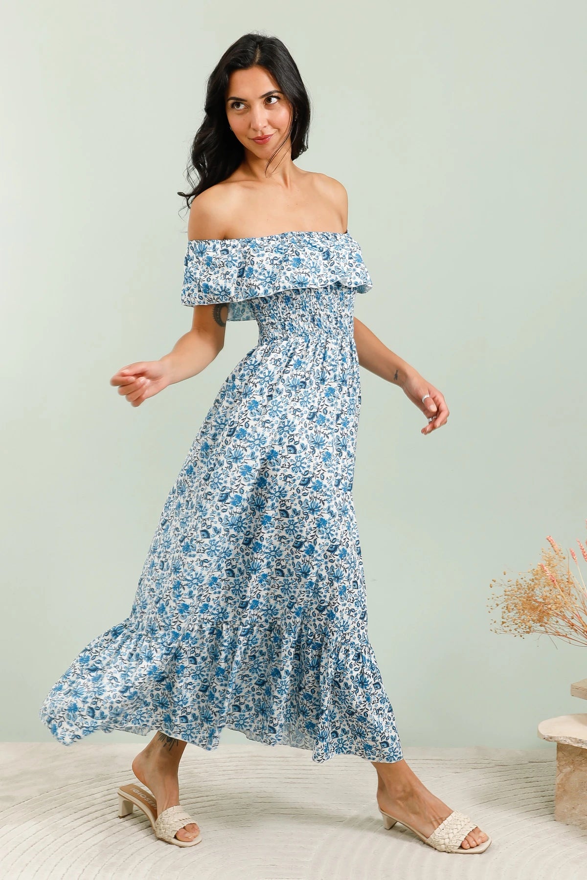 Maxi Floral mekko