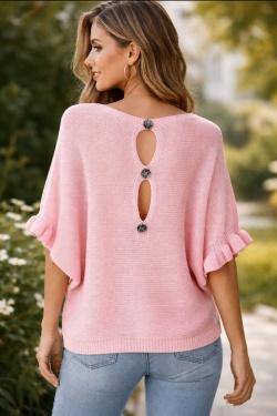 Cathy neulepusero vaaleanpunainen